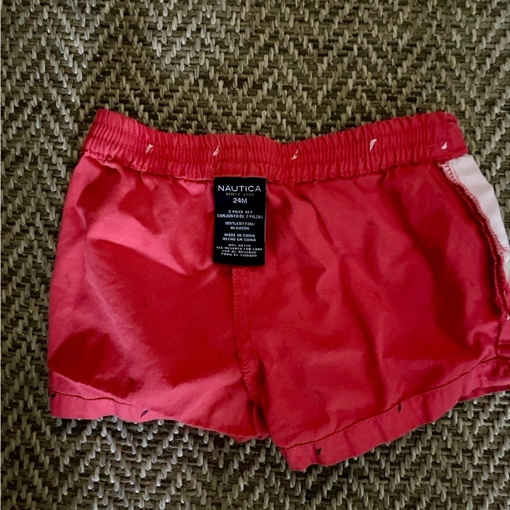 Nautica Logo Boys Shorts 24M - Picture 3 of 4